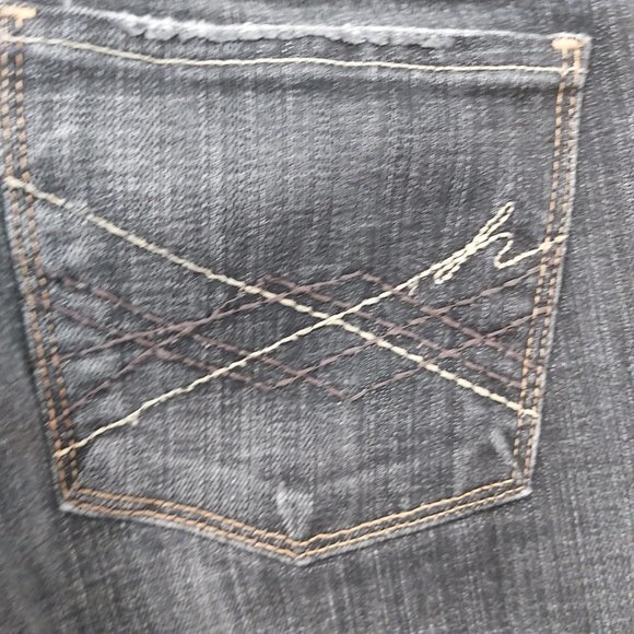 Citizens of Humanity Black Jeans Jerome Dahan Naomi Stretch Low Waist Flair 27 - Picture 7 of 12